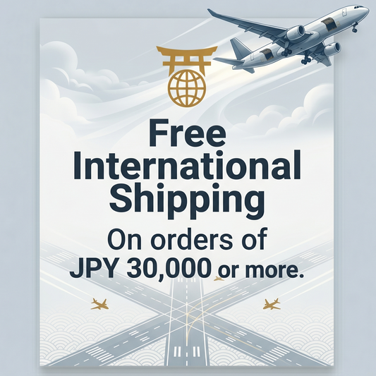 【重要】國際運費優惠通知（滿 JPY 30,000 免運）✈️