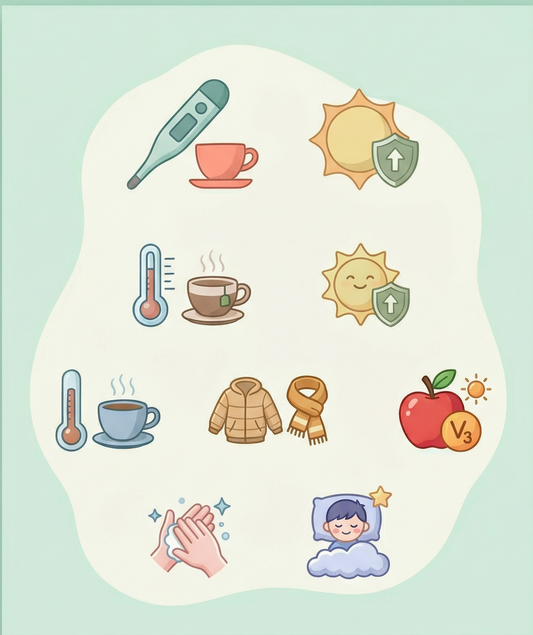 孩子轉季容易不適？從營養補充開始改善💪