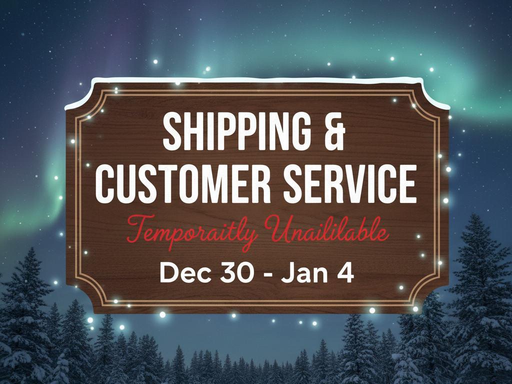 📣Year-End & New Year Holiday Service Adjustment📣